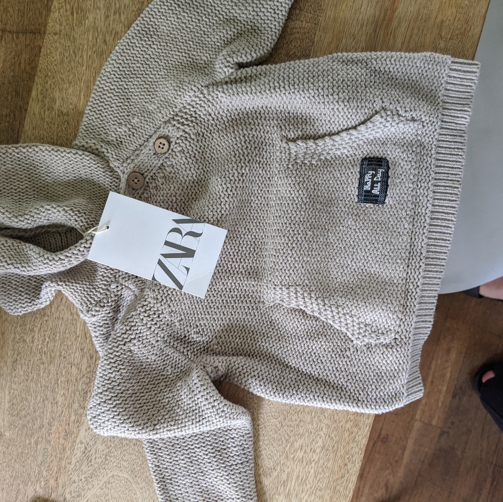 New! Zara Baby Boy Sweater (6-9 Months)